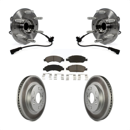 Kit de plaquettes de Rotor de frein enduit de roulement de moyeu avant, pour GMC Sierra 1500 Chevrolet Taho