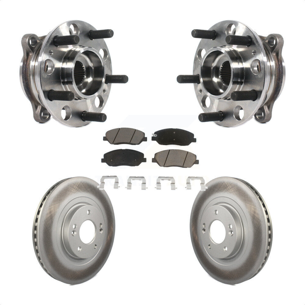 Kit de plaquettes de Rotor de frein, ensemble de roulements de moyeu avant, pour Hyundai Santa Fe XL 3.3