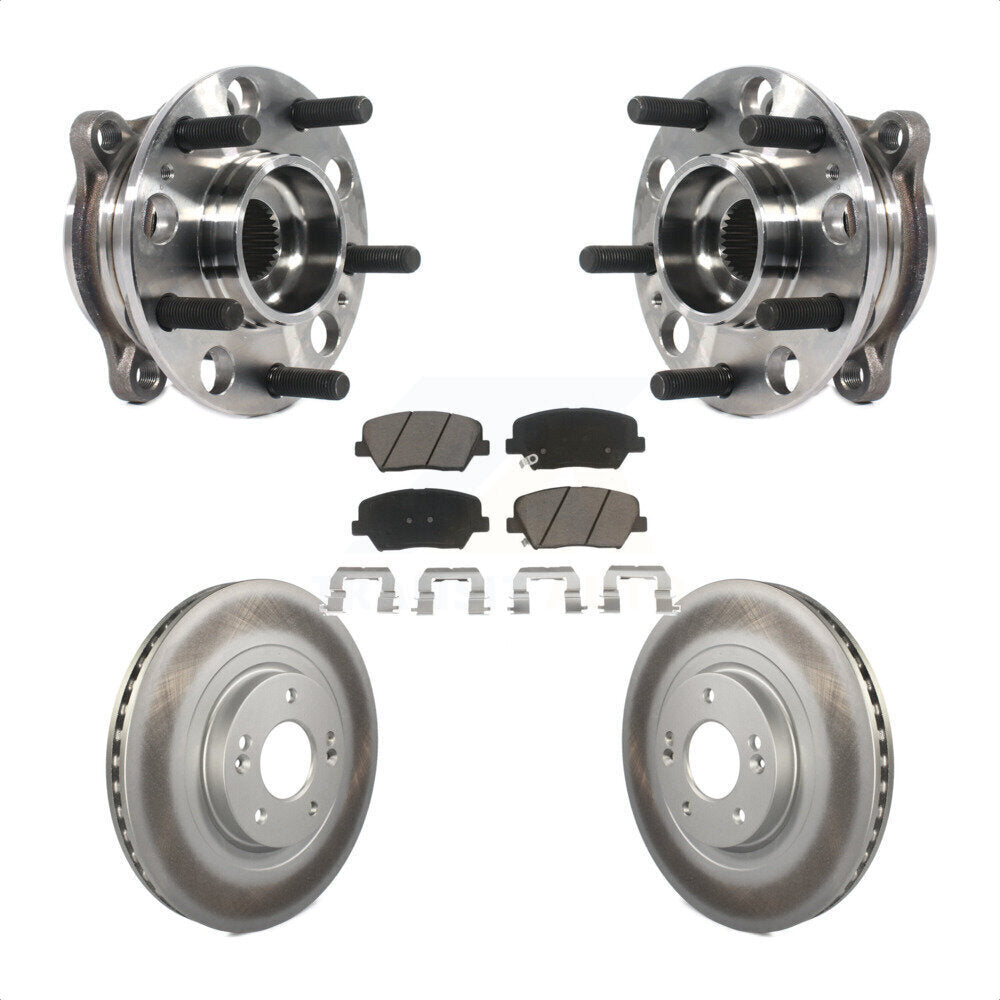 Kit de plaquettes de Rotor de frein, roulement de moyeu avant, pour Hyundai Santa Fe Sport 2,4 l 2.0