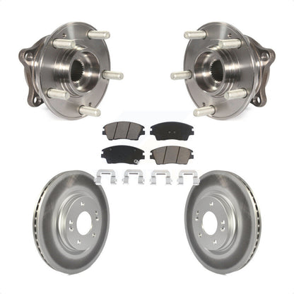Kit de Rotor et de plaquettes de frein enduits de roulement de moyeu avant, pour Hyundai Tucson Kia Sportag