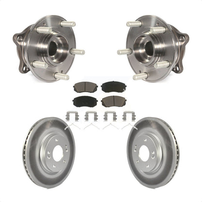 Kit de plaquettes de Rotor de frein à disque enduit de roulement de moyeu avant, pour Hyundai Sonata Kia Optim