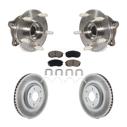 Kit de plaquettes de Rotor de frein à disque enduit de roulement de moyeu avant, pour Hyundai Sonata Kia Optim