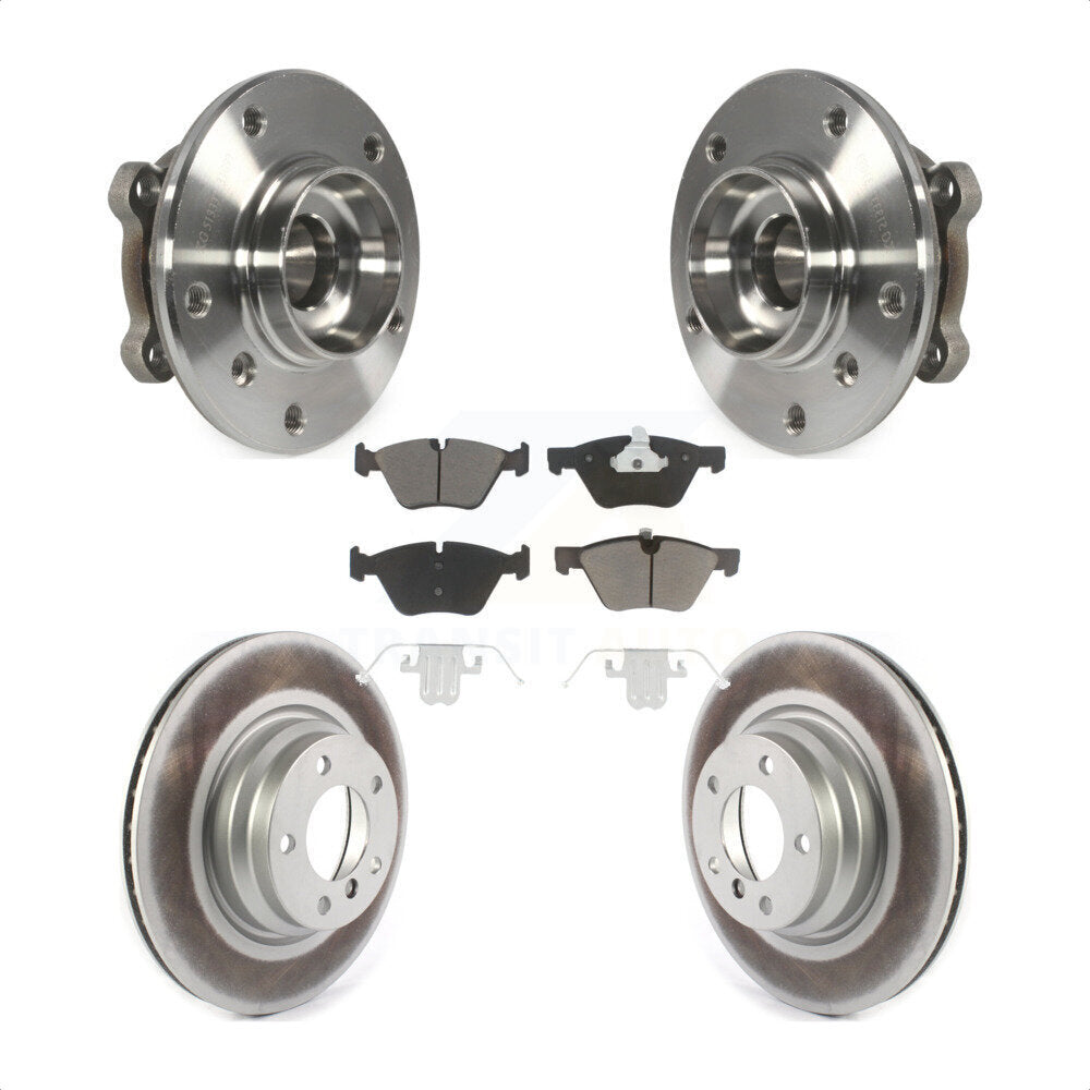 Kit de plaquettes de Rotor de frein revêtues de roulement de moyeu avant, pour BMW X1 xDrive28i 2012 avec AW
