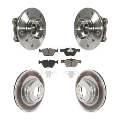 Kit de plaquettes de Rotor de frein revêtues de roulement de moyeu avant, pour BMW X1 xDrive28i 2012 avec AW
