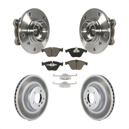 Kit de plaquettes de Rotor de frein revêtues de roulement de moyeu avant, pour BMW X1 xDrive35i 2013 avec AW