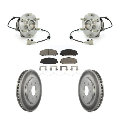Ensemble de roulement de moyeu avant, Rotor de frein à disque revêtu et Kit de plaquettes pour Suzuki Equato
