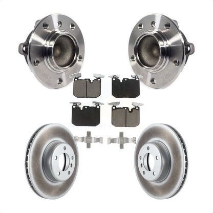 Kit de plaquettes de Rotor de frein enduit de roulement de moyeu avant, pour BMW 335i 328i 228i 435i M240i