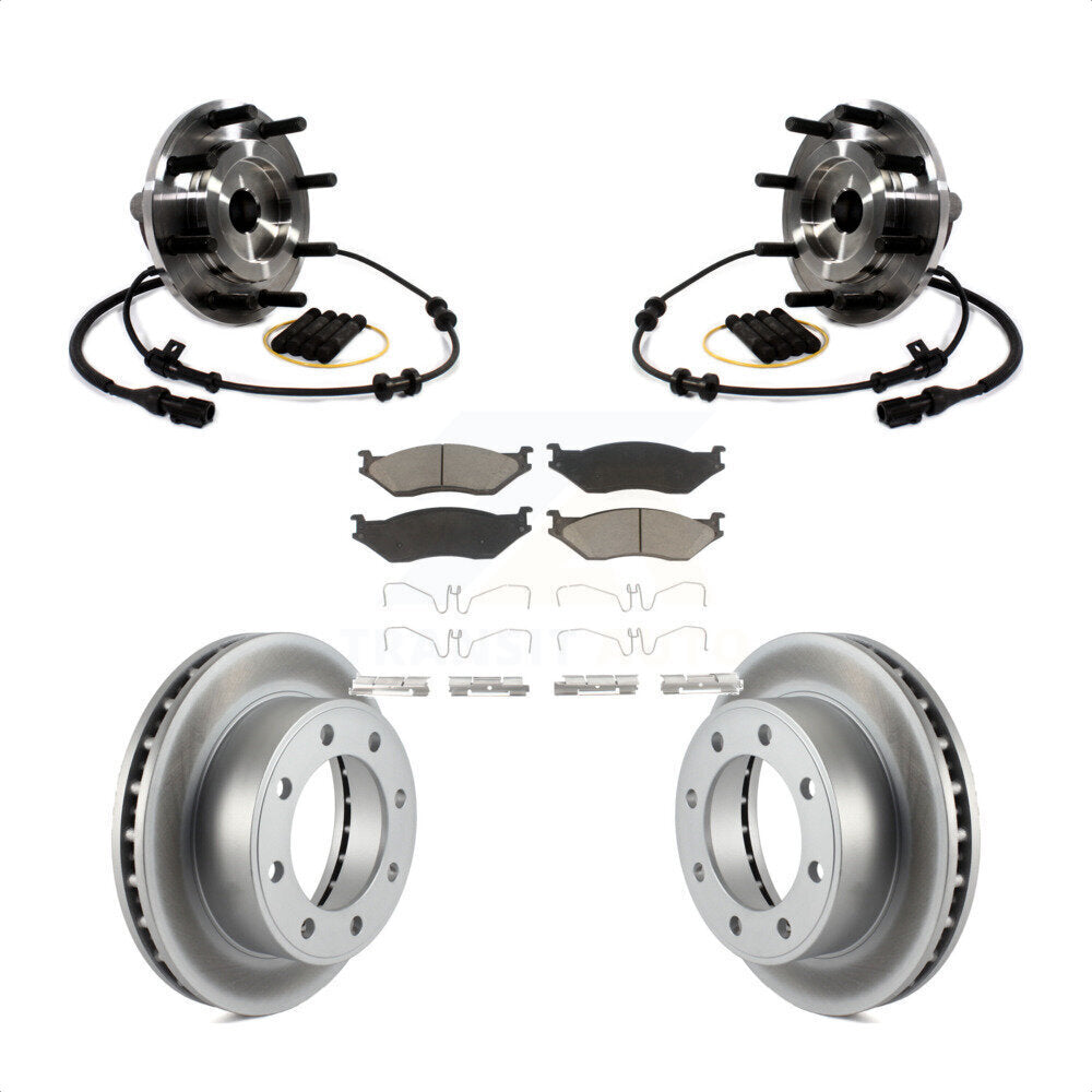 Kit de plaquettes de Rotor de frein, roulement de moyeu avant, pour Ford F-450 Super Duty F-550 4 X