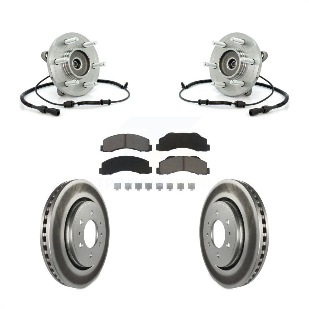 Kit de plaquettes de Rotor de frein, roulement de moyeu avant, pour Ford Expedition Lincoln Navigato