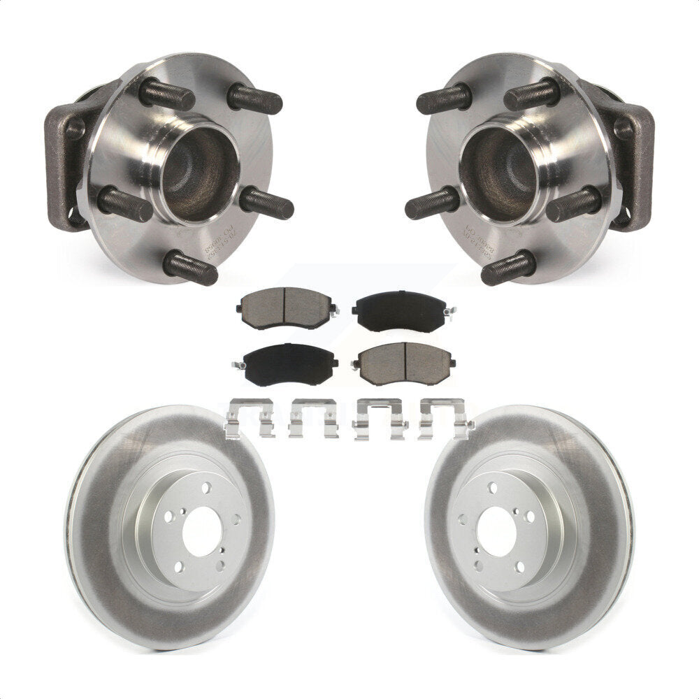 Kit de plaquettes de Rotor de frein enduit de roulement de moyeu avant, pour Scion FR-S Subaru BRZ Toyota 8