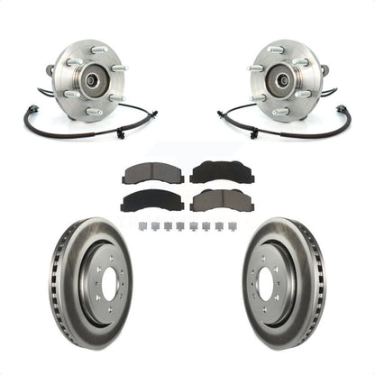 Kit de rotor et de plaquettes de frein revêtus de roulement de moyeu avant, pour Ford F-150 Expedition Lincol