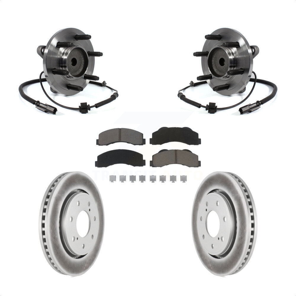 Kit de plaquettes de Rotor de frein, roulement de moyeu avant, pour Ford F-150 RWD avec roue à 7 écrous
