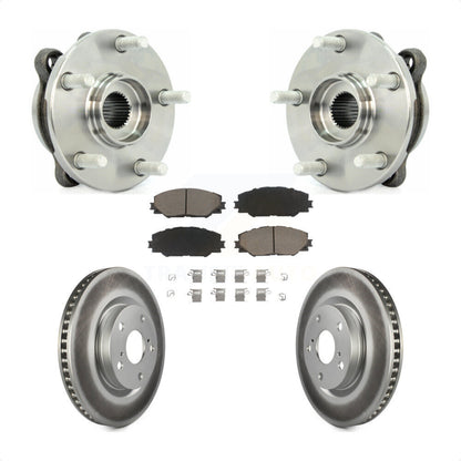Kit de plaquettes de Rotor de frein à disque revêtu de roulement de moyeu avant, pour Toyota RAV4 Scion tC Mira