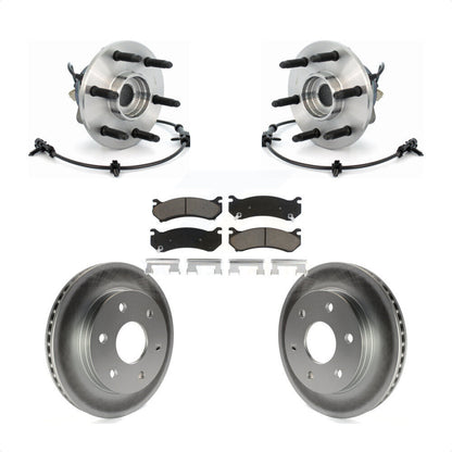 Kit de plaquettes de Rotor de frein enduit de roulement de moyeu avant, pour Chevrolet GMC Silverado 1500 X