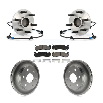 Kit de plaquettes de Rotor de frein enduit de roulement de moyeu avant, pour Chevrolet GMC Silverado 1500 X