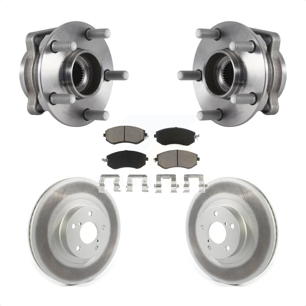 Kit de Rotor et plaquettes de frein revêtus de roulement de moyeu avant, pour Subaru Forester Crosstrek X