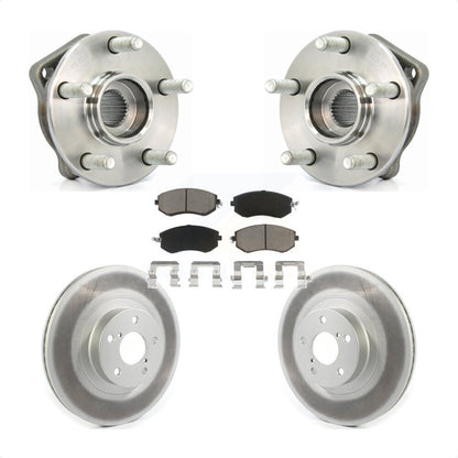 Kit de plaquettes de Rotor de frein enduit de roulement de moyeu avant, pour Subaru Impreza Forester Outbac