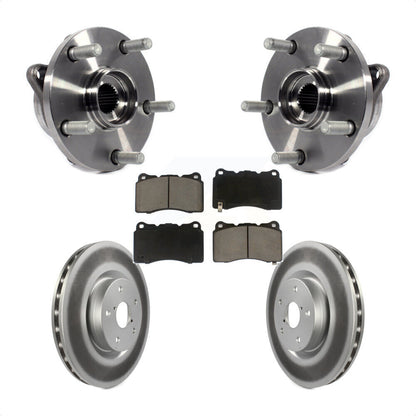 Ensemble de roulement de moyeu avant, Kit de plaquettes de Rotor de frein revêtues pour Subaru Impreza WRX ST