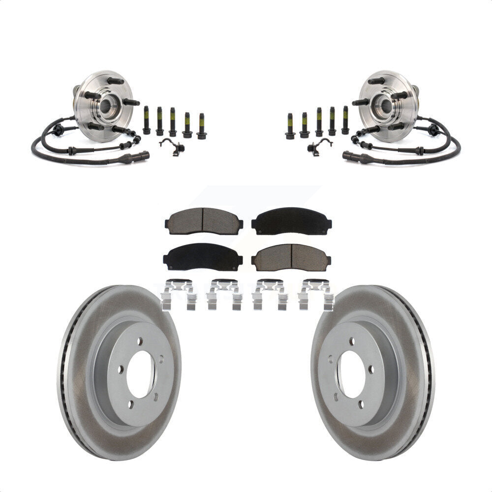 Kit de plaquettes de Rotor de frein, manteau de roulement de moyeu avant, pour Ford Explorer Mercury Mountainee