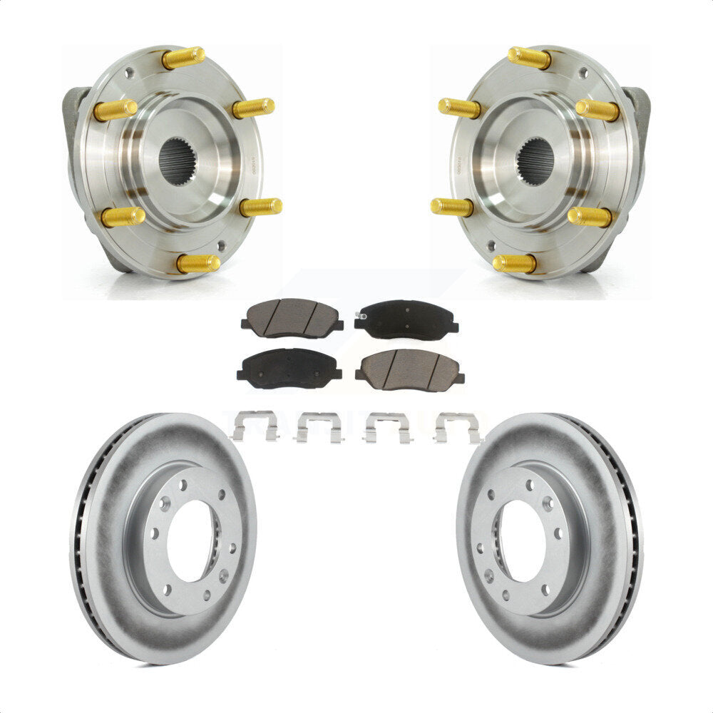 Kit de Rotor et plaquettes de frein revêtus de roulement de moyeu avant, pour Kia Sedona Hyundai Entourag