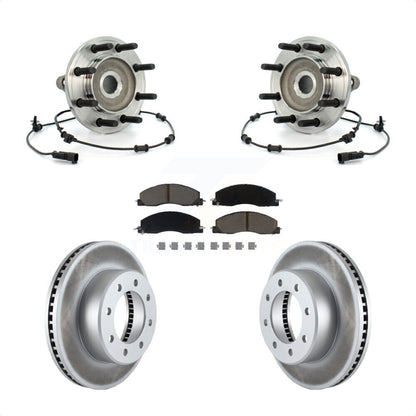 Kit de plaquettes de Rotor de frein, ensemble de roulements de moyeu avant, pour Dodge Ram 2500 3500 4W
