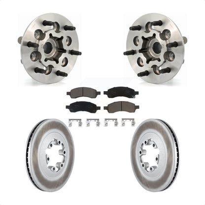 Kit de Rotor et de plaquettes de frein revêtus de roulement de moyeu avant, pour Chevrolet Colorado GMC Canyo