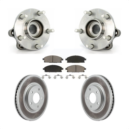 Ensemble de roulement de moyeu avant, Kit de plaquettes de Rotor de frein revêtues pour Nissan Ques 2004 – 2009
