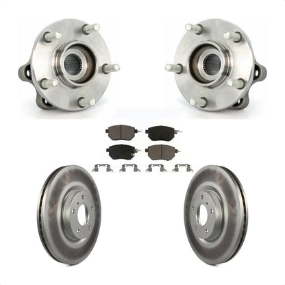 Kit de plaquettes de rotor de frein, ensemble de roulements de moyeu avant, pour Nissan Muran 2005 – 2007