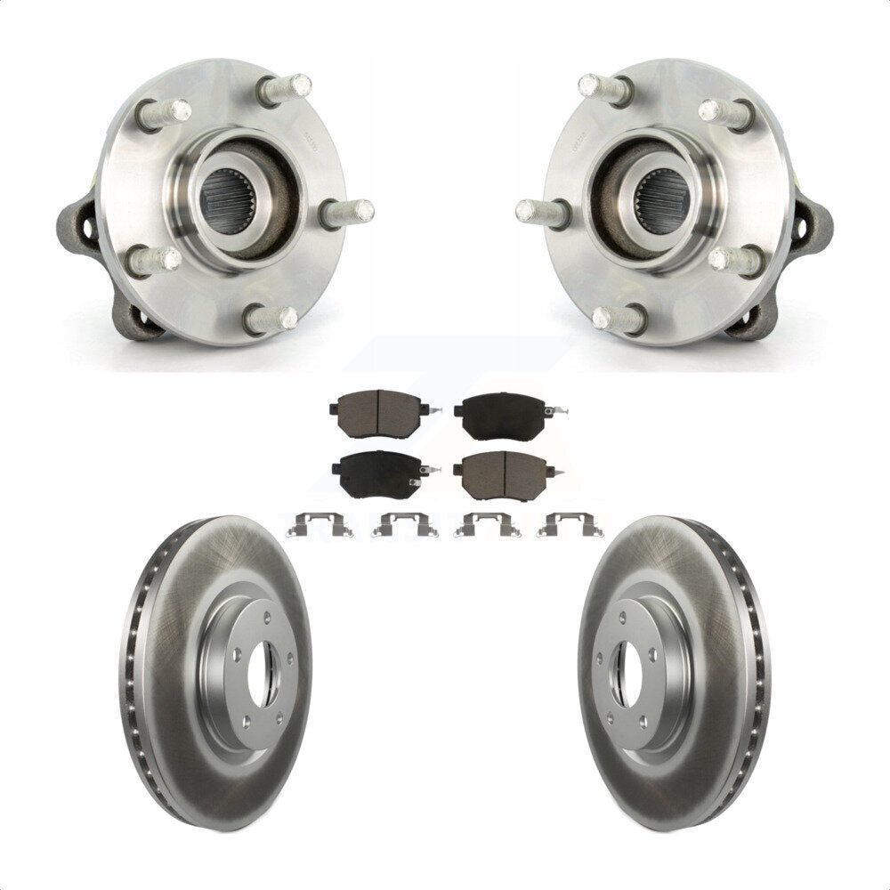 Kit de plaquettes de rotor de frein, ensemble de roulements de moyeu avant, pour Nissan Muran 2003 – 2004