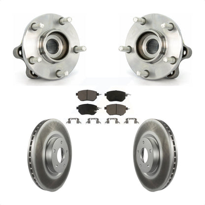 Kit de plaquettes de rotor de frein, ensemble de roulements de moyeu avant, pour Nissan Muran 2003 – 2004