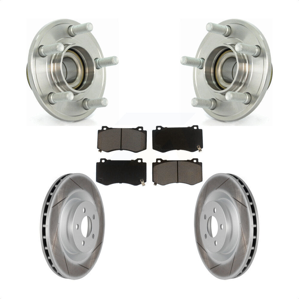 Kit de plaquettes de Rotor de frein, roulement de moyeu avant, pour Dodge Chrysler 300 Charger Magnu