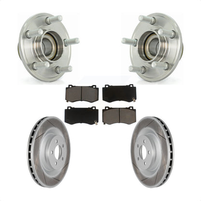 Kit de plaquettes de Rotor de frein, roulement de moyeu avant, pour Dodge Chrysler 300 Charger Magnu
