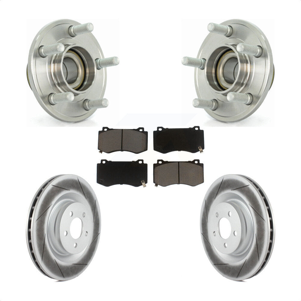 Kit de plaquettes de Rotor de frein, roulement de moyeu avant, pour Dodge Chrysler 300 Charger Magnu