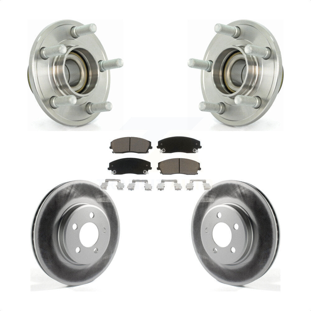 Kit de plaquettes de Rotor de frein, roulement de moyeu avant, pour Dodge Chrysler 300 Charger Magnu