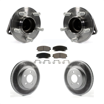 Kit de plaquettes de Rotor de frein à disque revêtu de roulement de moyeu avant, pour Dodge Charger Chrysler 30