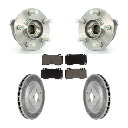 Kit de plaquettes de Rotor de frein, ensemble de roulements de moyeu avant, pour Dodge Charger Challenge