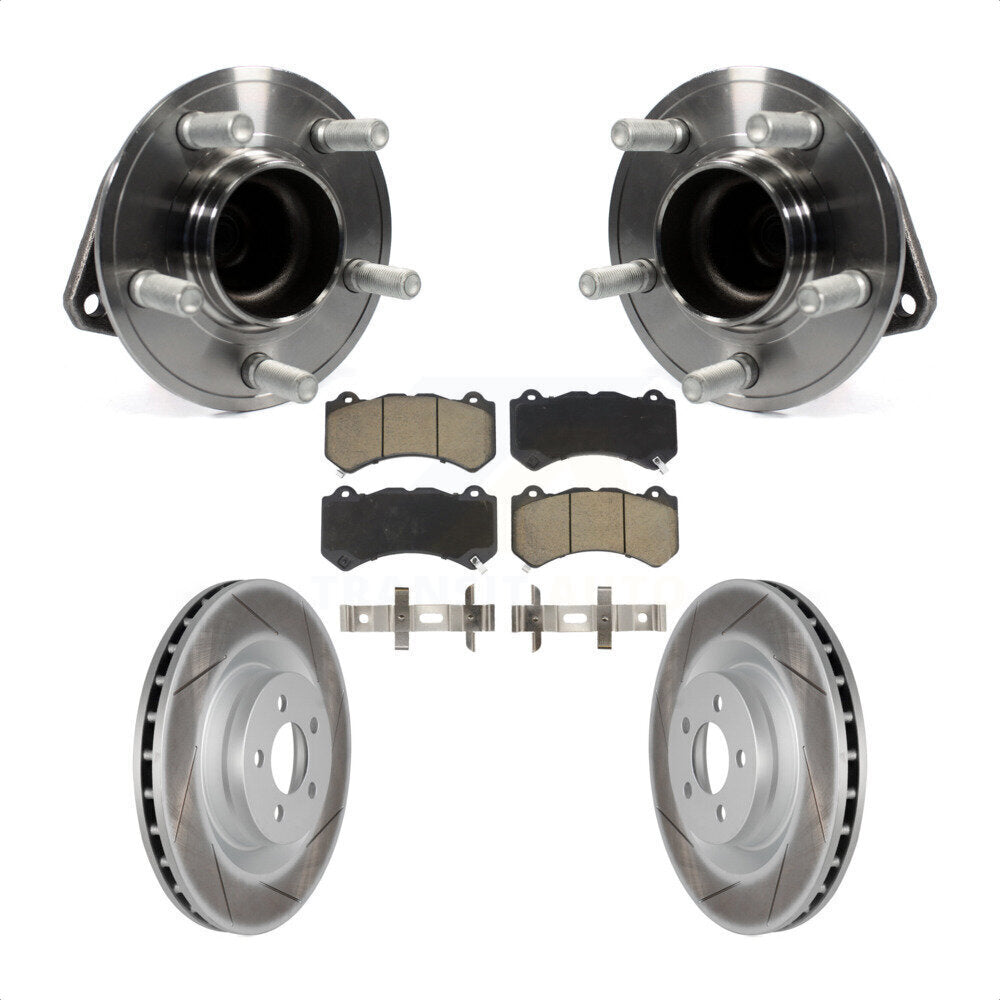 Kit de plaquettes de Rotor de frein, ensemble de roulements de moyeu avant, pour Dodge Challenger Charge