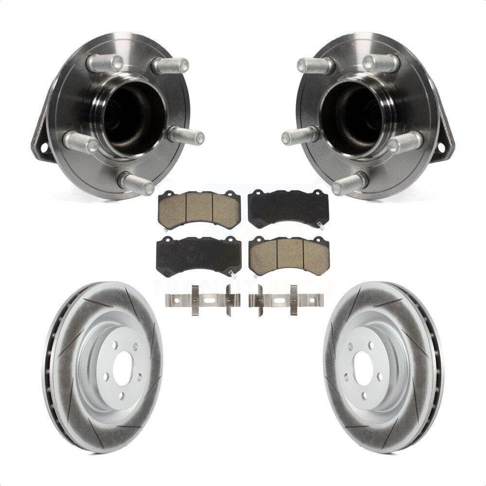Kit de plaquettes de Rotor de frein, ensemble de roulements de moyeu avant, pour Dodge Challenger Charge