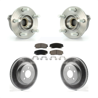 Kit de plaquettes de Rotor de frein, manteau de roulement de moyeu avant, pour Dodge Charger Chrysler 300 Magnu