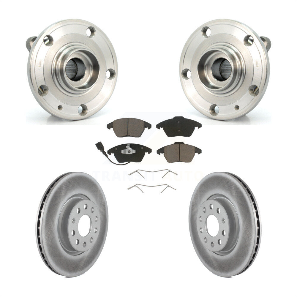 Kit de plaquettes de Rotor de frein, roulement de moyeu avant, pour Volkswagen Jetta Beetle Audi GT
