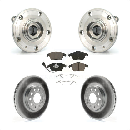 Kit de plaquettes de Rotor de frein, manteau de roulement de moyeu avant, pour Volkswagen Jetta Beetle Audi Eo