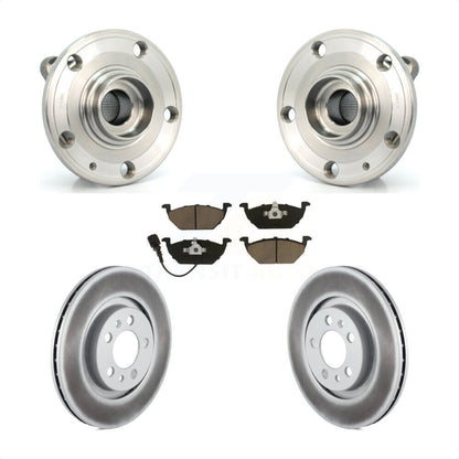 Kit de plaquettes de Rotor de frein enduites d'assemblage de roulement de moyeu avant pour Volkswagen Jetta Cit