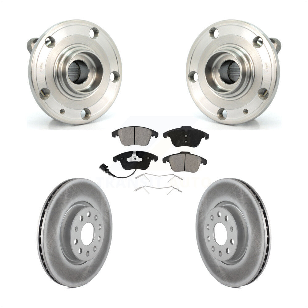 Kit de plaquettes de Rotor de frein, roulement de moyeu avant, pour Volkswagen Tiguan Passat Audi Q