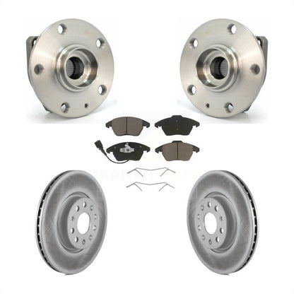 Ensemble de roulement de moyeu avant, Rotor de frein à disque revêtu et Kit de plaquettes pour Volkswagen GT