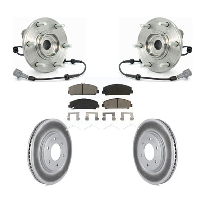 Kit de plaquettes de Rotor de frein, manteau de roulement de moyeu avant, pour Nissan TITAN Armada INFINITI QX5