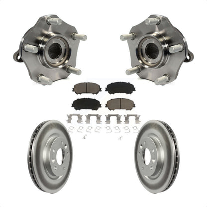 Kit de plaquettes de Rotor de frein à disque revêtu de roulement de moyeu avant, pour Nissan Rogue Sport Qashqa