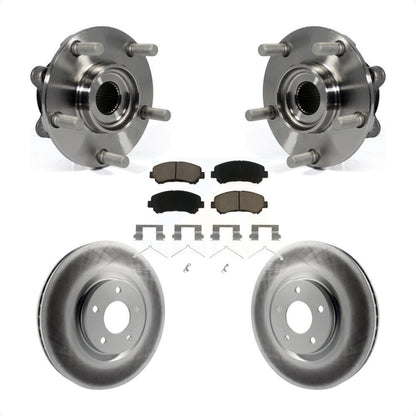Kit de plaquettes de rotor de frein revêtues de roulement de moyeu avant, pour Nissan Juke Nismo R 2014 – 2017