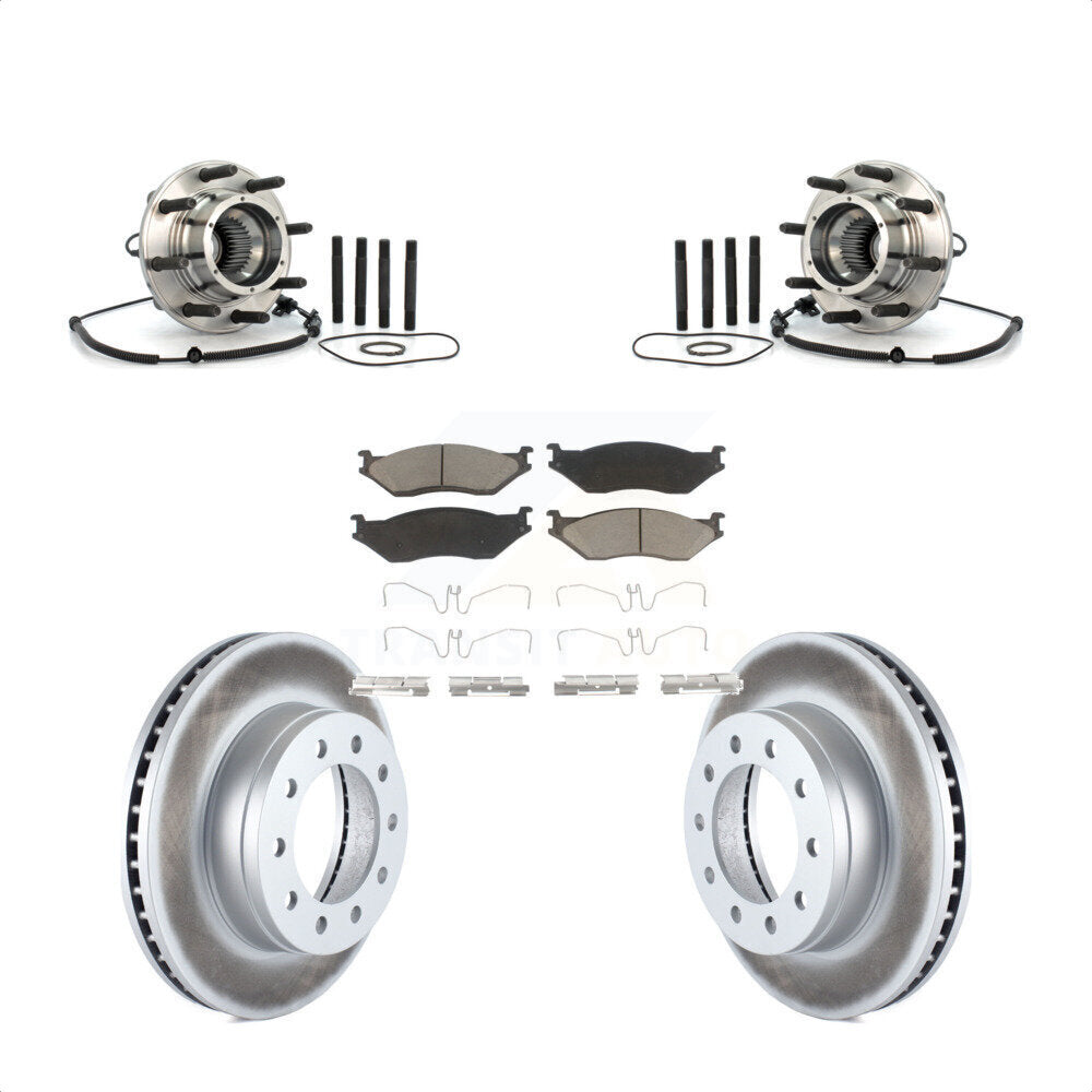 Kit de plaquettes de Rotor de frein, roulement de moyeu avant, pour Ford F-550 Super Duty 4 X 2010