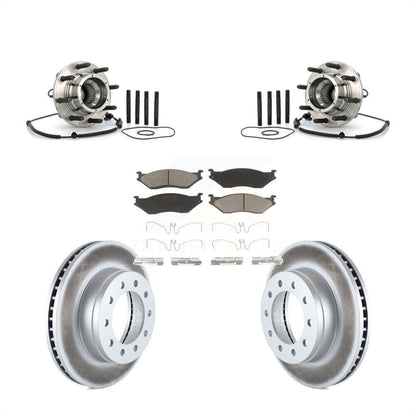 Kit de plaquettes de Rotor de frein, roulement de moyeu avant, pour Ford F-550 Super Duty 4 X 2010