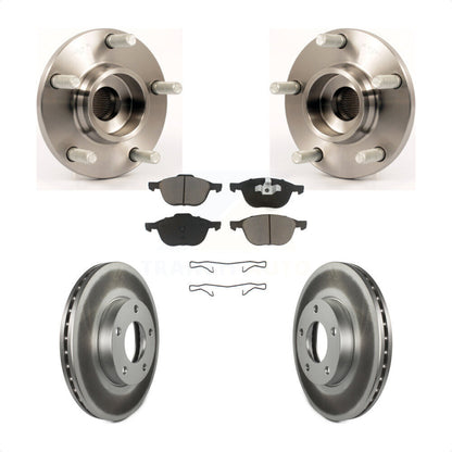 Kit de rotor et de plaquettes de frein à disque enduit d'assemblage de roulement de moyeu avant pour Mazda 3 2.0